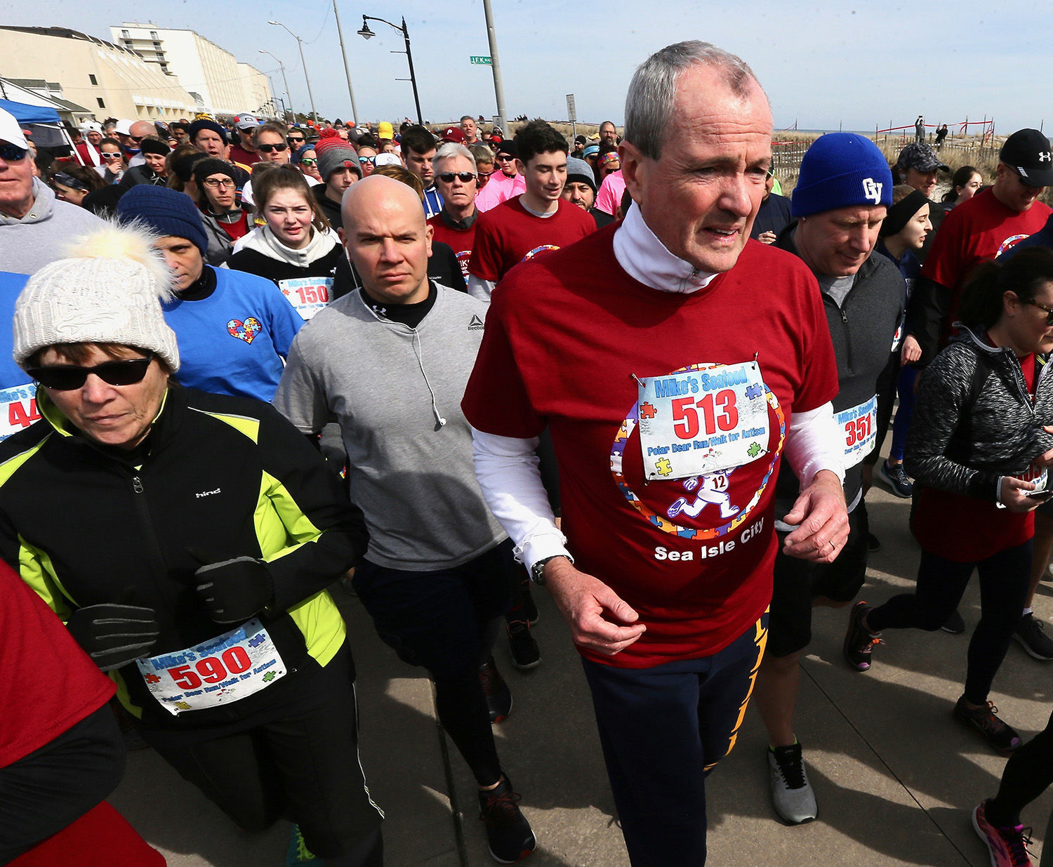 NJ Gov Murphy Autism Run